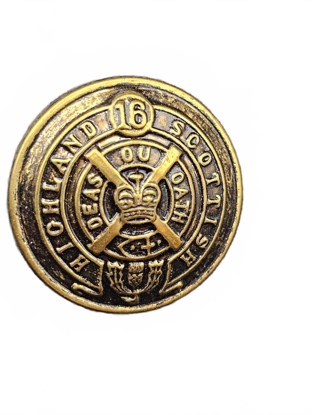 16 Society Crest Pin